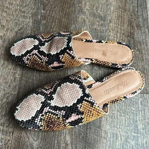 Madewell The Cory Mule in Snake Embossed Leather - Picture 8 of 13